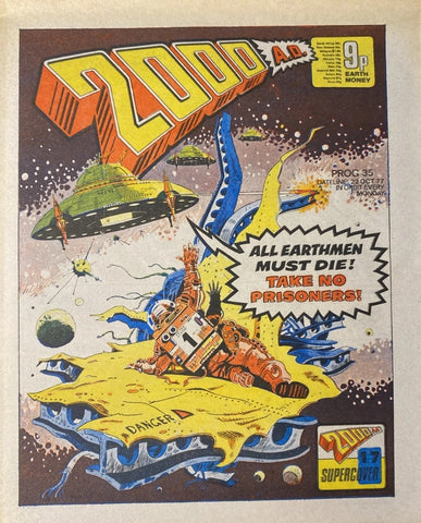 2000AD Comic - Prog #35 - 22nd Oct 1977