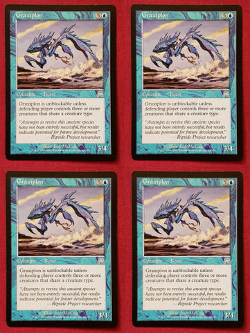 "Mistform Stalker" x4 - Magic The Gathering Card - Onslaught - 4-Card Playset
