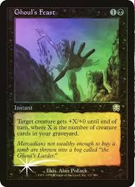 "Ghouls Feast" FOIL - Magic The Gathering Card - Mercadian Masques