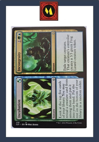 "Incubation // Incongruity" - Magic The Gathering - Ravnica Allegiance