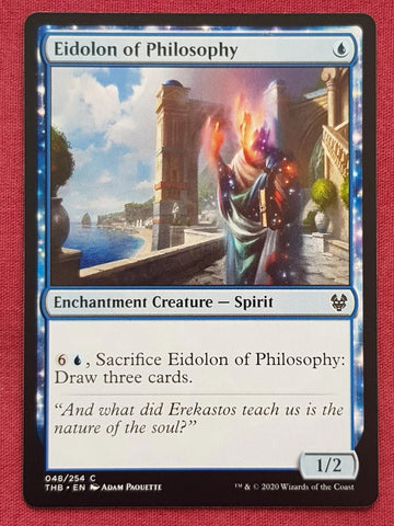"Eidolon Of Philosophy" - Magic The Gathering Card - Theros Beyond Death