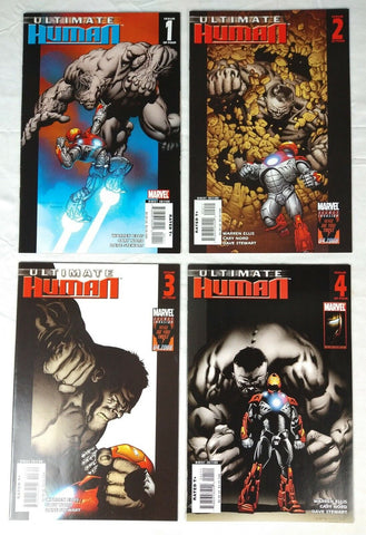 Ultimate Human #1-4 - Marvel Comics - 2008 - Full Set
