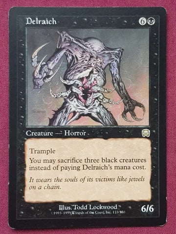 "Delraich" - Magic The Gathering Card - Mercadian Masques