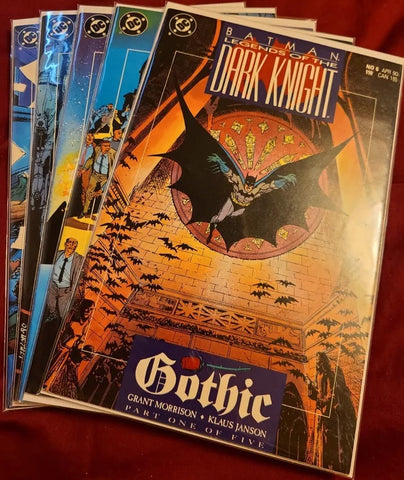 Legends of the Dark Knight #6 - #10 (Run of 5x Comics) - DC Comics - 1990