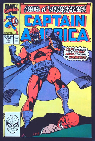 Captain America #367 - Marvel Comics - 1990