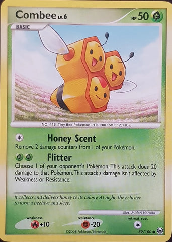 Combee 59/100  - Pokémon Card - Majestic Dawn - NON-Holo