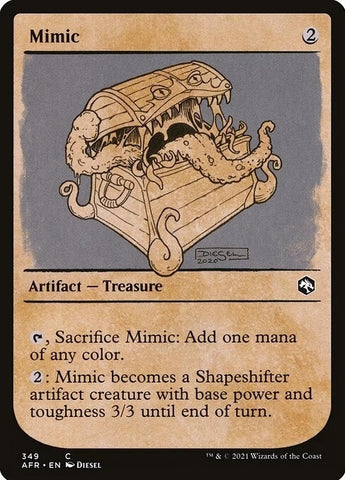 "Mimic" x4 - Magic The Gathering Card - AFR Showcase - 4-Card Playset
