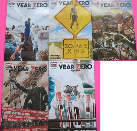Year Zero Vol.0 #1-5 Complete Set - AWA/Upshot - 2022