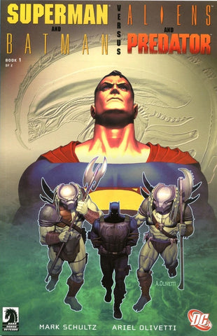 Superman & Batman Vs Aliens & Predator Book 1 - DC Comics - 2007