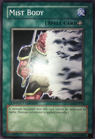 "Mist Body" GLD1-EN036 - Yu-Gi-Oh! - 3x Card Playset