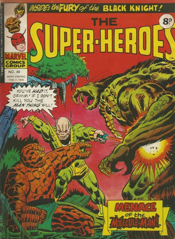 The Super-Heroes #49 - Marvel Comics / British - 1976