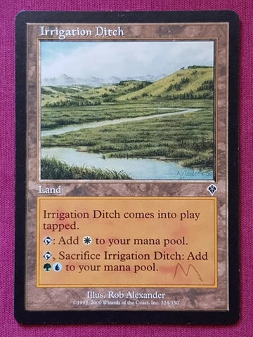 "Irrigation Ditch" x4 - Magic The Gathering - Invasion - 4-Card Playset