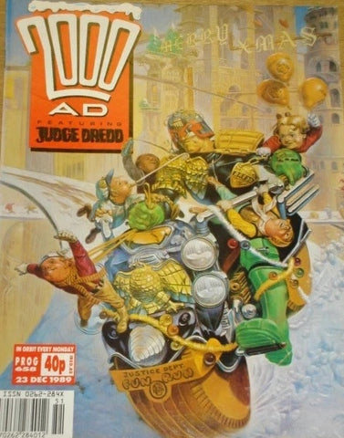 2000AD ft. Judge Dredd #658 - #662 (5x Comics RUN) - 1989/90