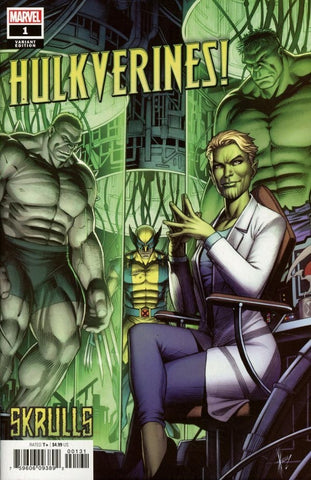 Hulkverines! #1 - Marvel Comics - 2019 - Skrulls Variant Cover