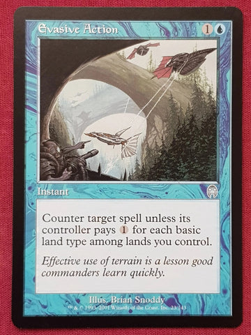 "Evasive Action" - Magic The Gathering Card - Apocalypse