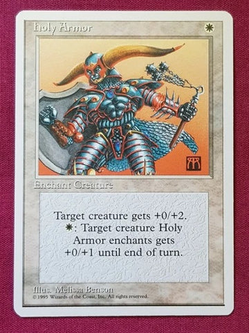 "Holy Armor" x4 - Magic The Gathering - 4th Edition - 4-Card Playset