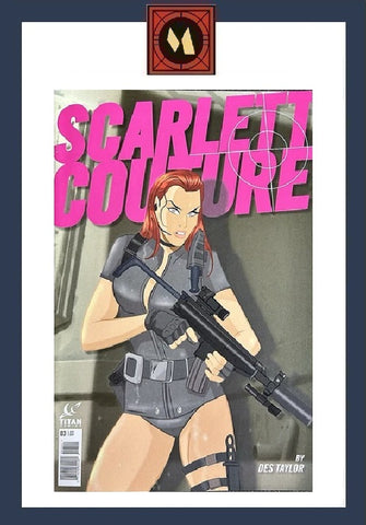 Scarlett Couture #3 - Titan Comics - 2015 - Signed On Cover with CoA