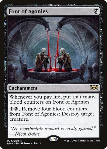 Font Of Agonies - Magic The Gathering Card - Ravnica Allegiance