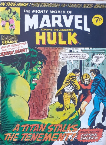 Mighty World of Marvel #93 - Marvel Comics/British - 1974