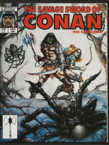 Savage Sword of Conan #161 - Marvel Magazines - 1989