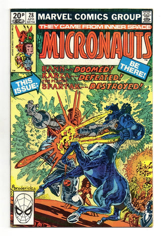 Micronauts #28 - Marvel Comics - 1981