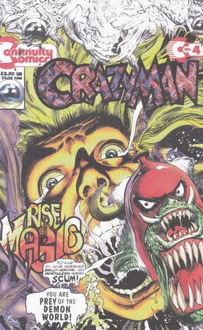 Crazyman #4 - Continuity Comics - 1994