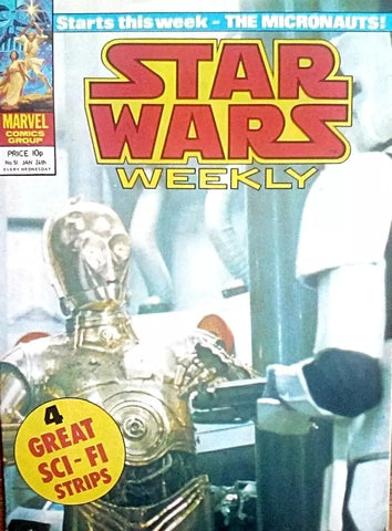 Star Wars Weekly #51 52 53 54 (4x Comics) - Marvel/British - 1979