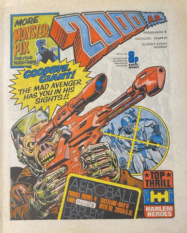 2000AD Comic - Prog #9 - 23 Apr 1977