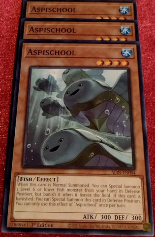 "Aspischool" ALIN-EN084 - Yu-Gi-Oh! - 3x Cards - Alliance Insight