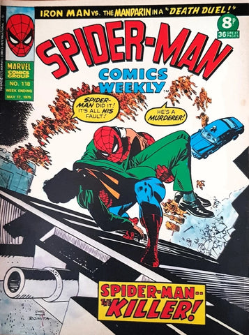 Spider-Man Comics Weekly #118 - Marvel Comics / British - 1975
