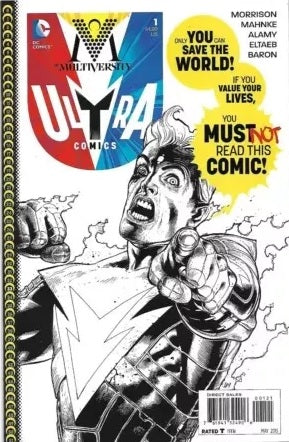 Multiversity: Ultra Comics #1 - DC Comics - 2015 - B/W Figure Variant