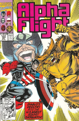 Alpha Flight #103 - Marvel Comics - 1991