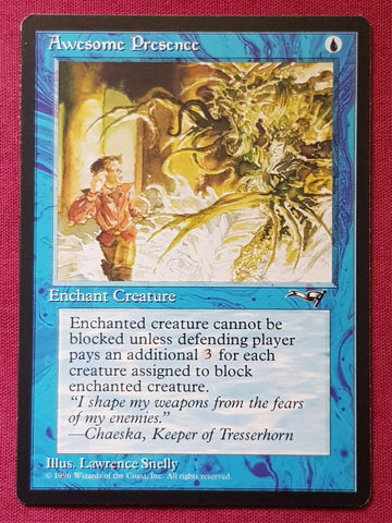 "Awesome Presence" - Magic The Gathering Card - Alliances