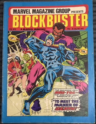Blockbuster #9 - Marvel Comics / British - 1981