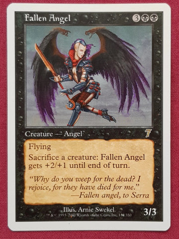 "Fallen Angel" - Magic The Gathering - 7th Edition