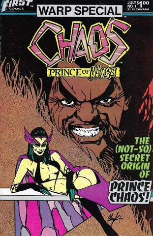 Chaos: Prince Of Madness #1 - First Comics - 1983 - Warp Special