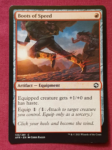 "Boots Of Speed" x4 - Magic The Gathering Card - AFR 2021 - 4-Card Playset