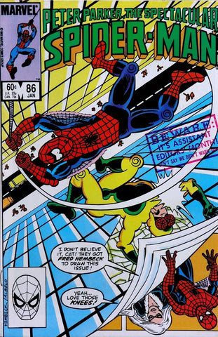 Spectacular Spider-Man #86 - Marvel Comics - 1984