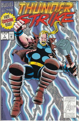 Thunderstrike #1 - Marvel Comics - 1993 - Metallic Cover