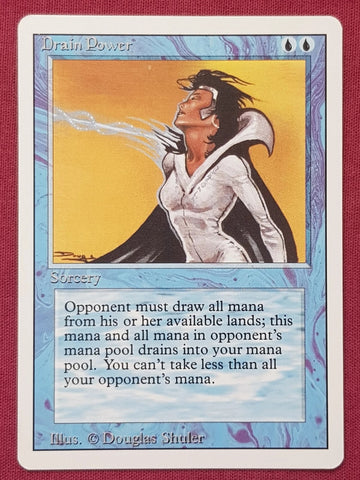 "Drain Power" -  Magic The Gathering - Revised