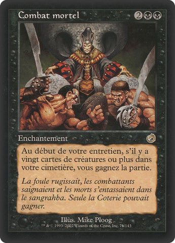 "Mortal Combat" - Magic The Gathering Card - Torment