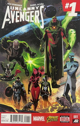 Uncanny Avengers #1, #2 and #3 - Marvel Comics - 2015