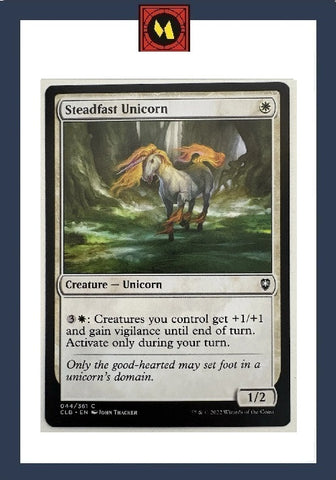 "Steadfast Unicorn" x4 - Magic The Gathering Card - CLB - 4-Card Playset