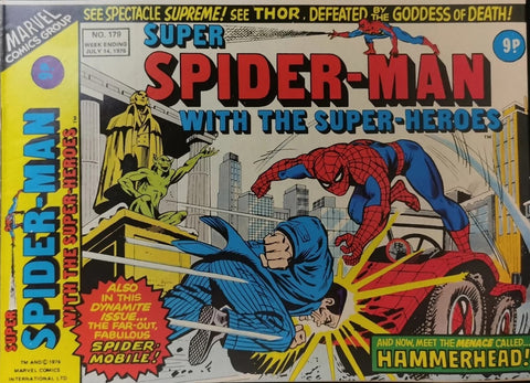 Super Spider-Man #179 - Marvel Comics / British - 1976