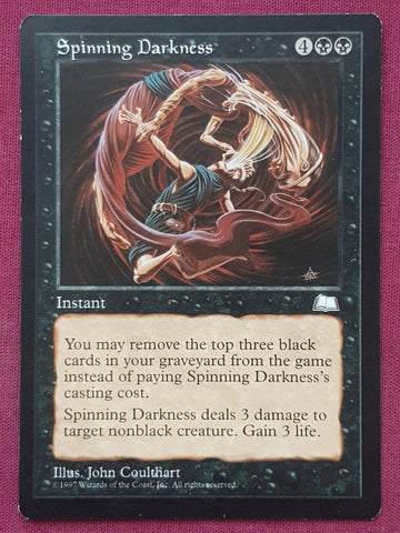 "Spinning Darkness" - Magic The Gathering Card - Weatherlight