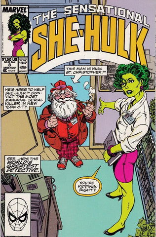 Sensational She-Hulk #8 - Marvel Comics - 1989