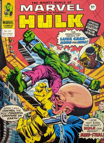 Mighty World of Marvel #212 - Marvel Comics/British - 1976