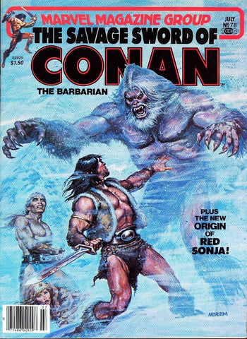 Savage Sword Of Conan #78 - Marvel Magazines - 1982