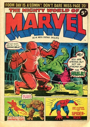 Mighty World of Marvel #14 - Marvel Comics - 1973