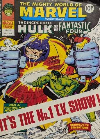 Mighty World of Marvel #318 - Marvel / British - 1978
